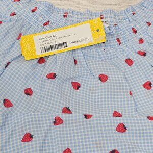 NWT Stitchfix Strawberry‎ Blue Blouse size 5T